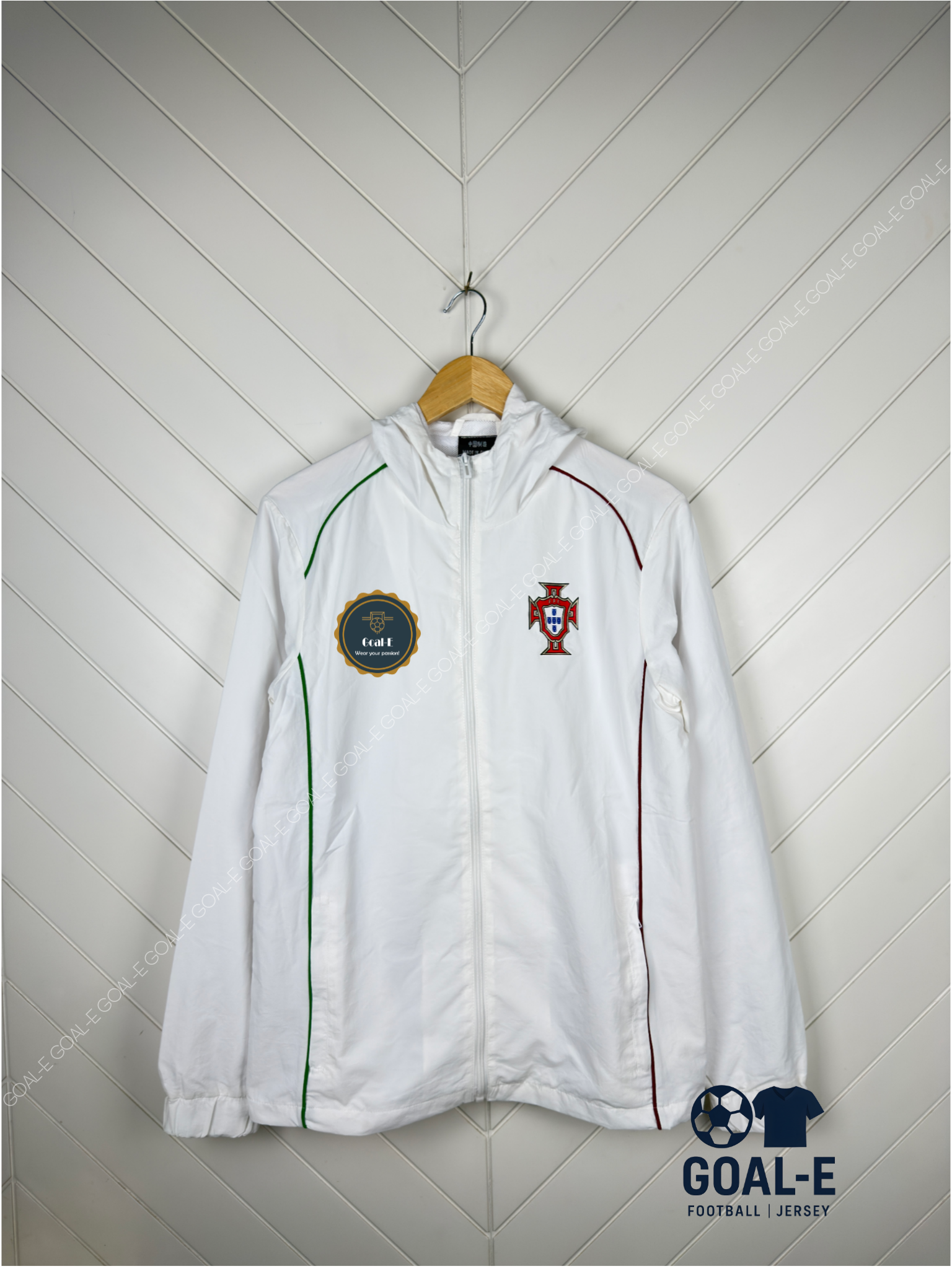 Portugal 2025-26 Windbreaker - White