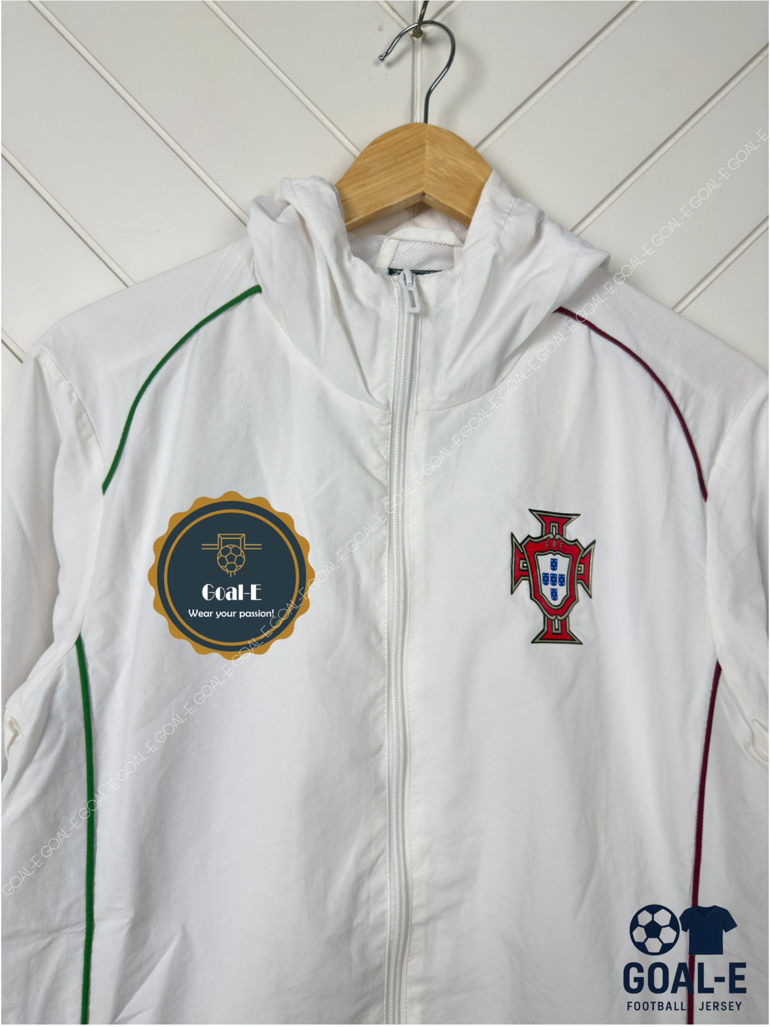 Portugal 2025-26 Windbreaker - White - Image 4