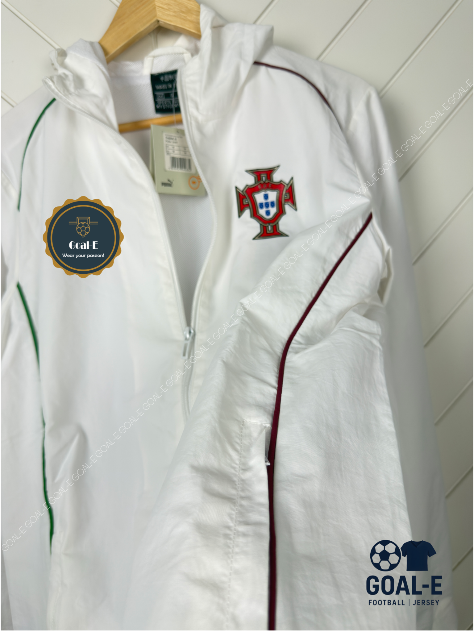 Portugal 2025-26 Windbreaker - White - Image 7