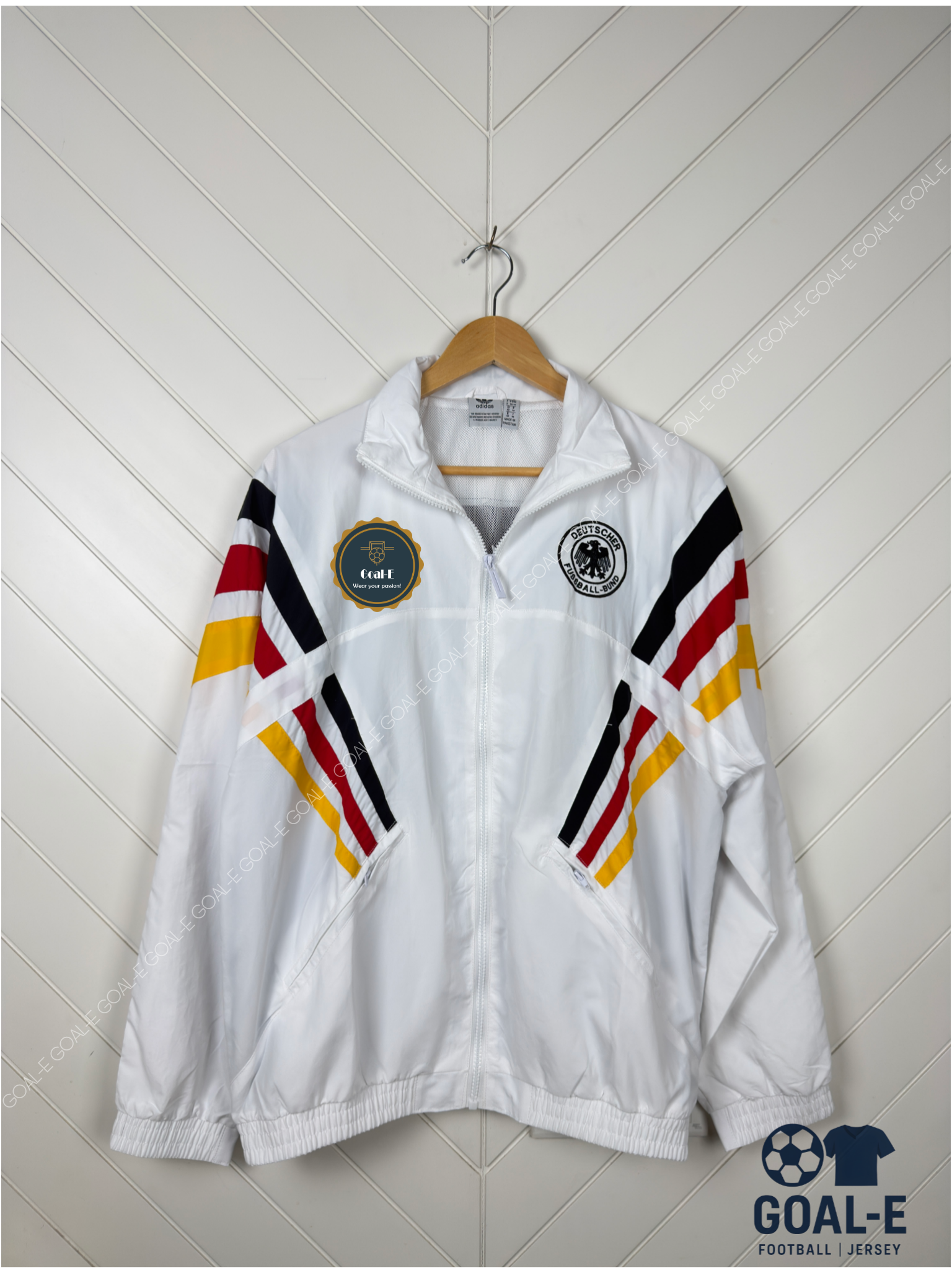 Germany 1996 Woven Track Retro Windbreaker
