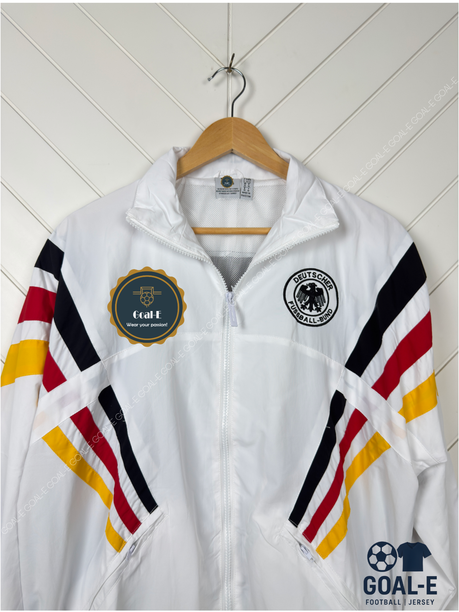 Germany 1996 Woven Track Retro Windbreaker - Image 2