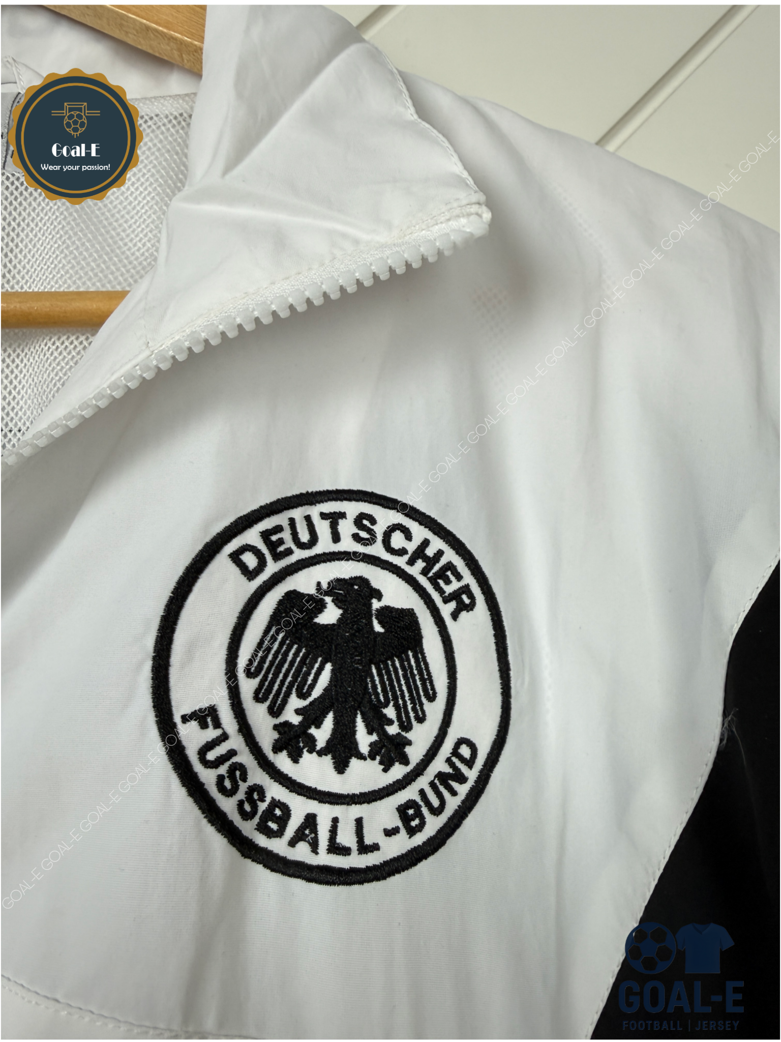 Germany 1996 Woven Track Retro Windbreaker - Image 3