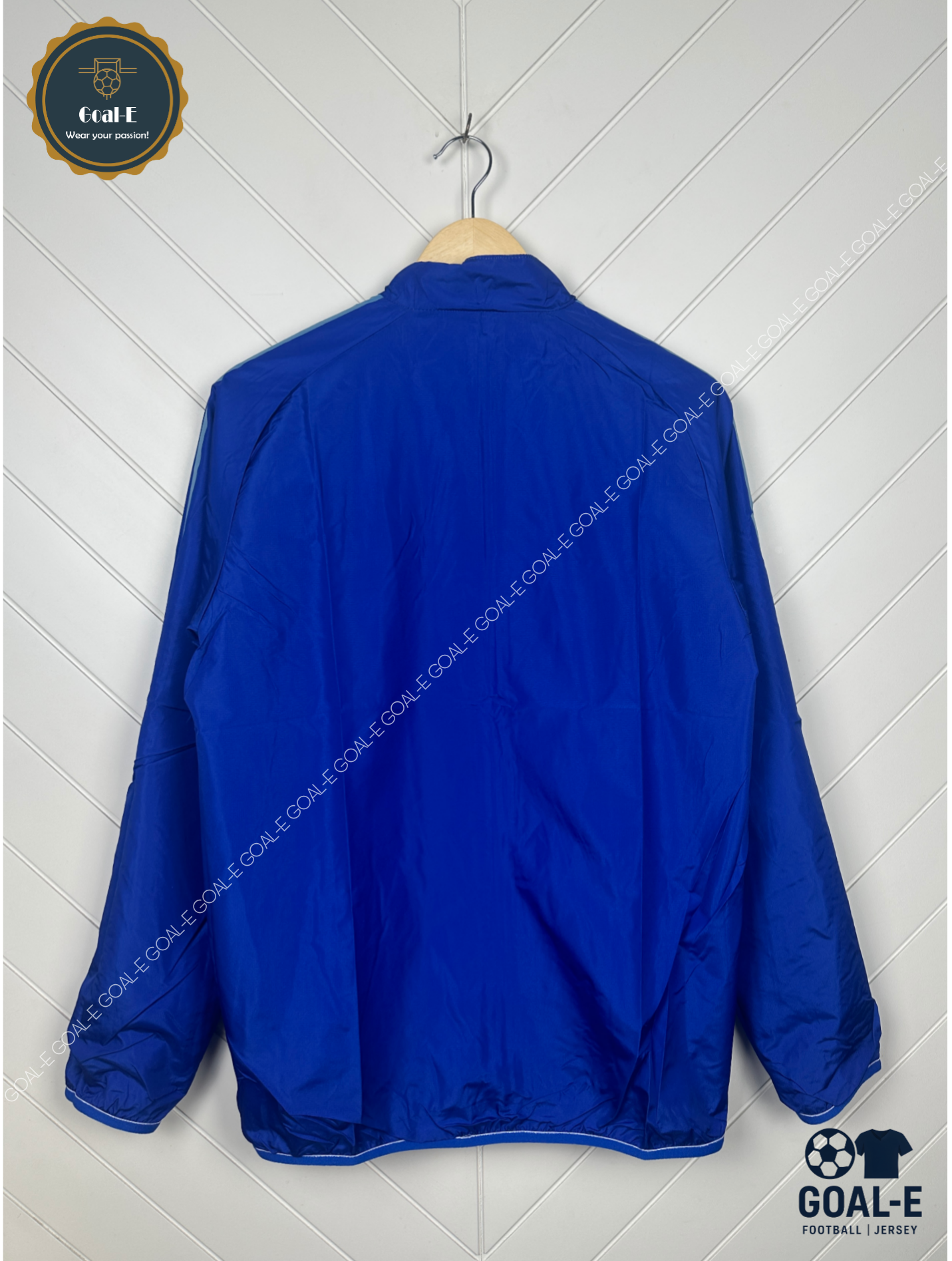 Argentina 2024-25 Double Sided Anthem Windbreaker. White & Lucid Blue - Image 6