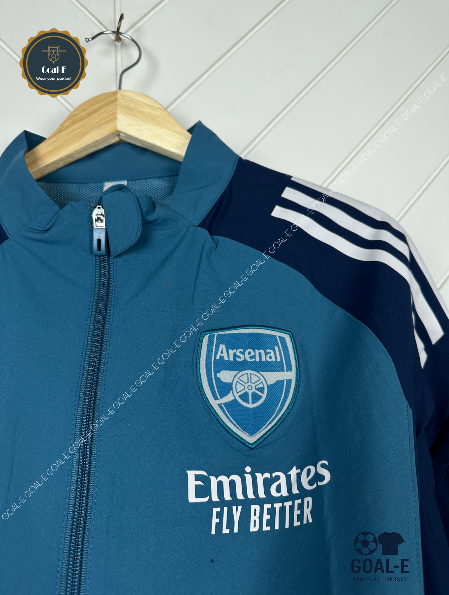 Arsenal 2025-26 Pre Match Windbreaker - Image 3