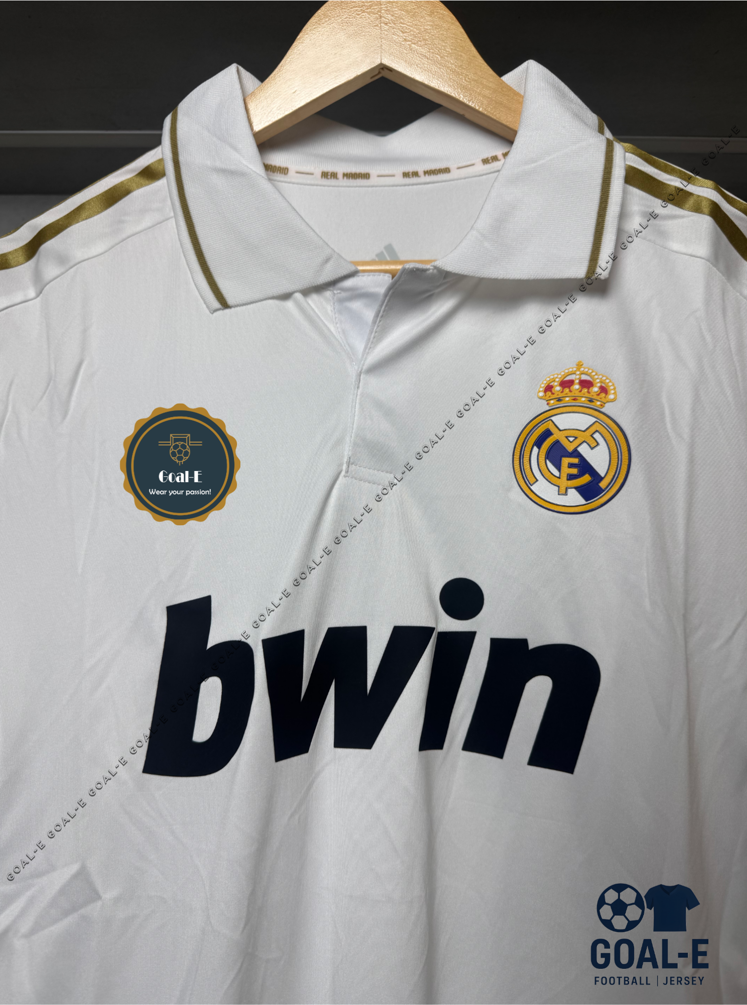 Real Madrid 11/12 Home Kit Player Grade Retro (Full Sleeves) - Image 2