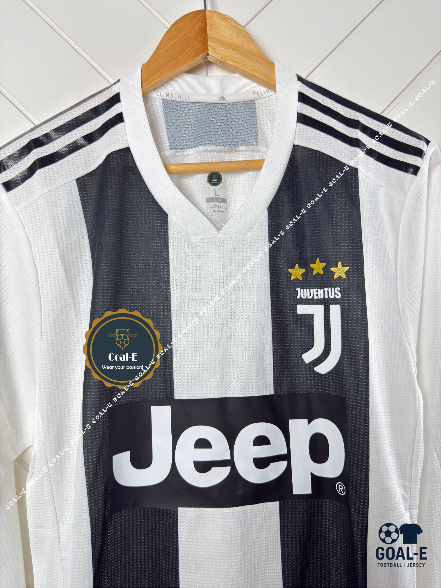 Juventus 2018/19 Player Grade Home Kit (Full Sleeves) - Image 2