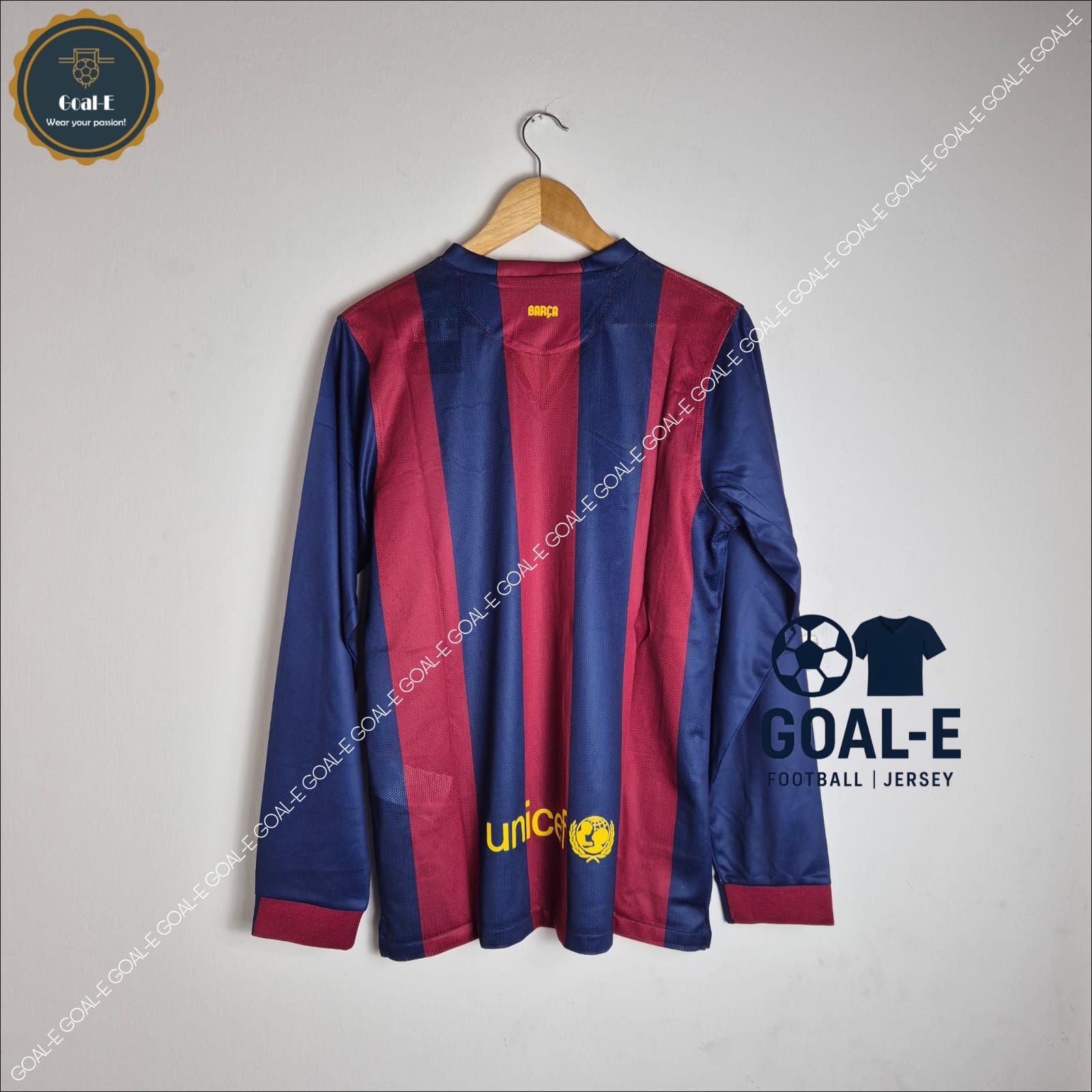 Barcelona 2014/15 Home Kit (Full Sleeves) - Image 5