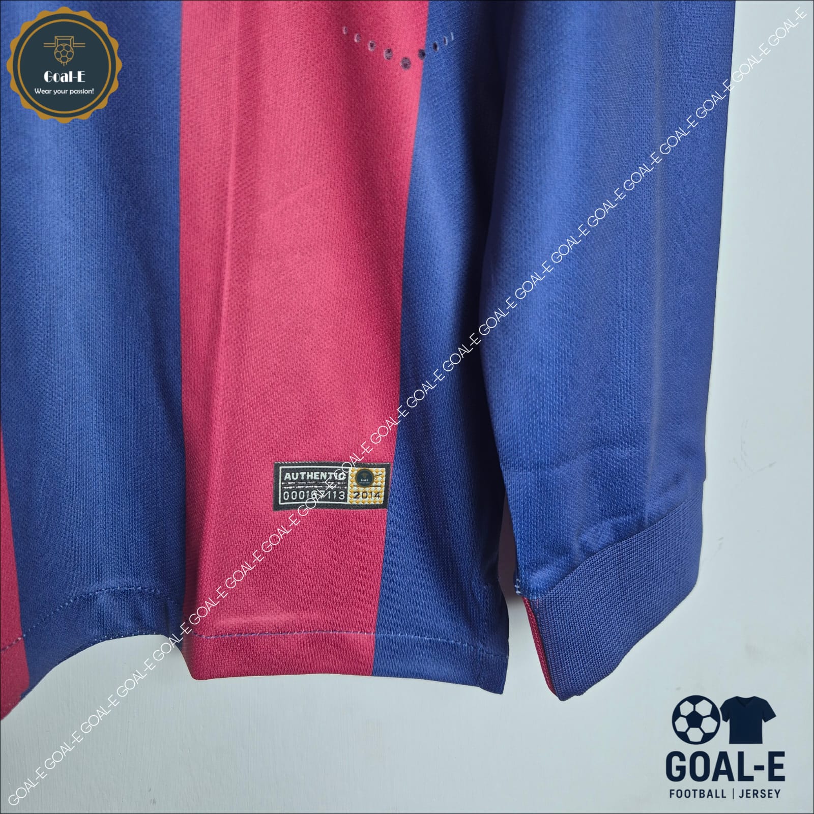 Barcelona 2014/15 Home Kit (Full Sleeves) - Image 4