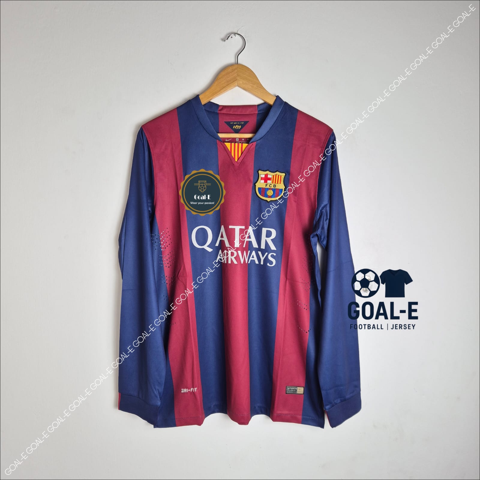 Barcelona 2014/15 Home Kit (Full Sleeves)