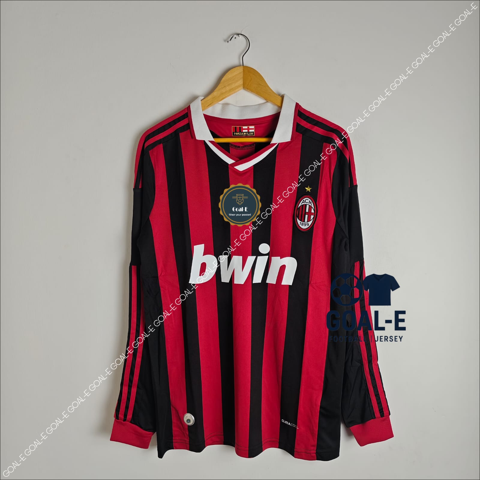 AC Milan 2009/10 Home Kit (Full Sleeves)