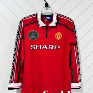 Manchester United 98 Home Kit (Full Sleeves)