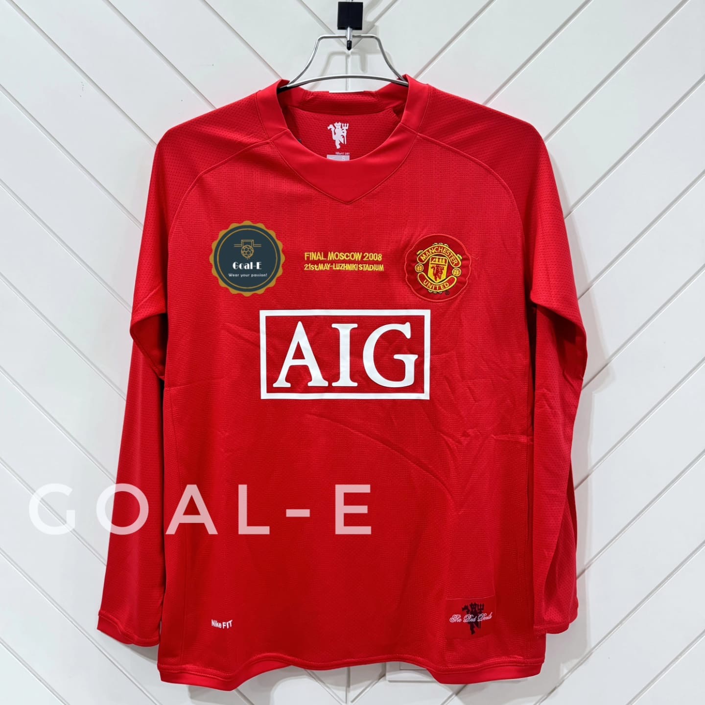 Manchester United 07/08 Home Kit (Full Sleeves)