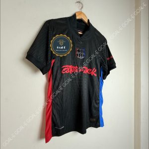 Alternative view of Barcelona 2024/25 Away Kit feat. Travis Scott