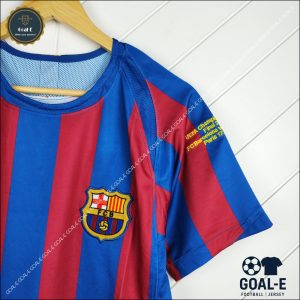 Alternative view of Barcelona 2006 UCL Final Home Kit (Full Sleeves)
