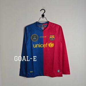 Barcelona 2008/09 Home Kit Full Sleeves (UCL Final)