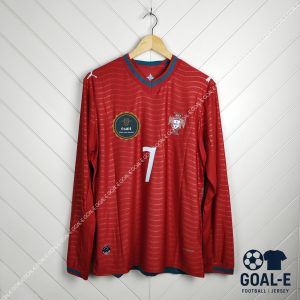 Portugal WC 2026 Home Kit With Ronaldo Nameset