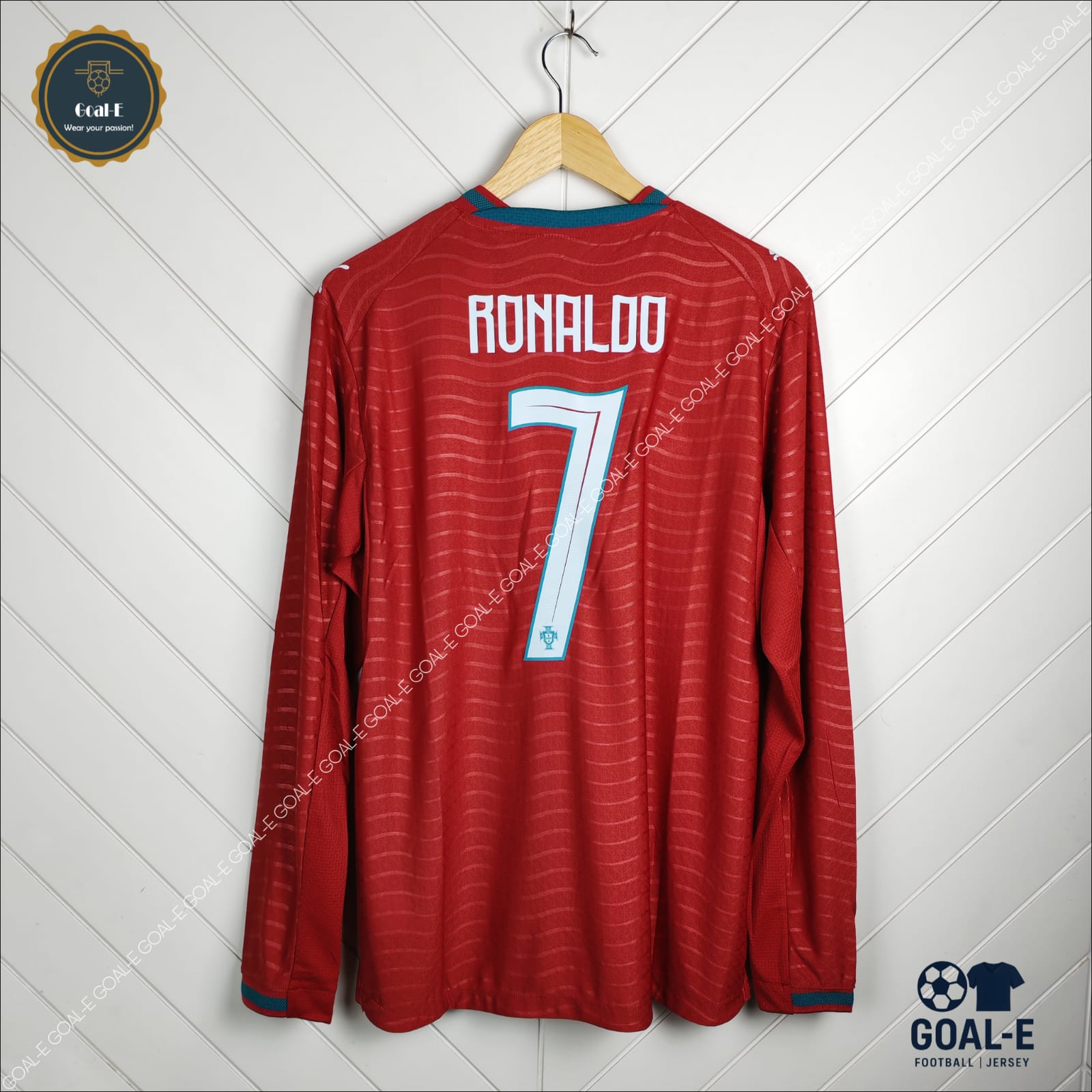 Portugal WC 2026 Home Kit With Ronaldo Nameset - Image 3