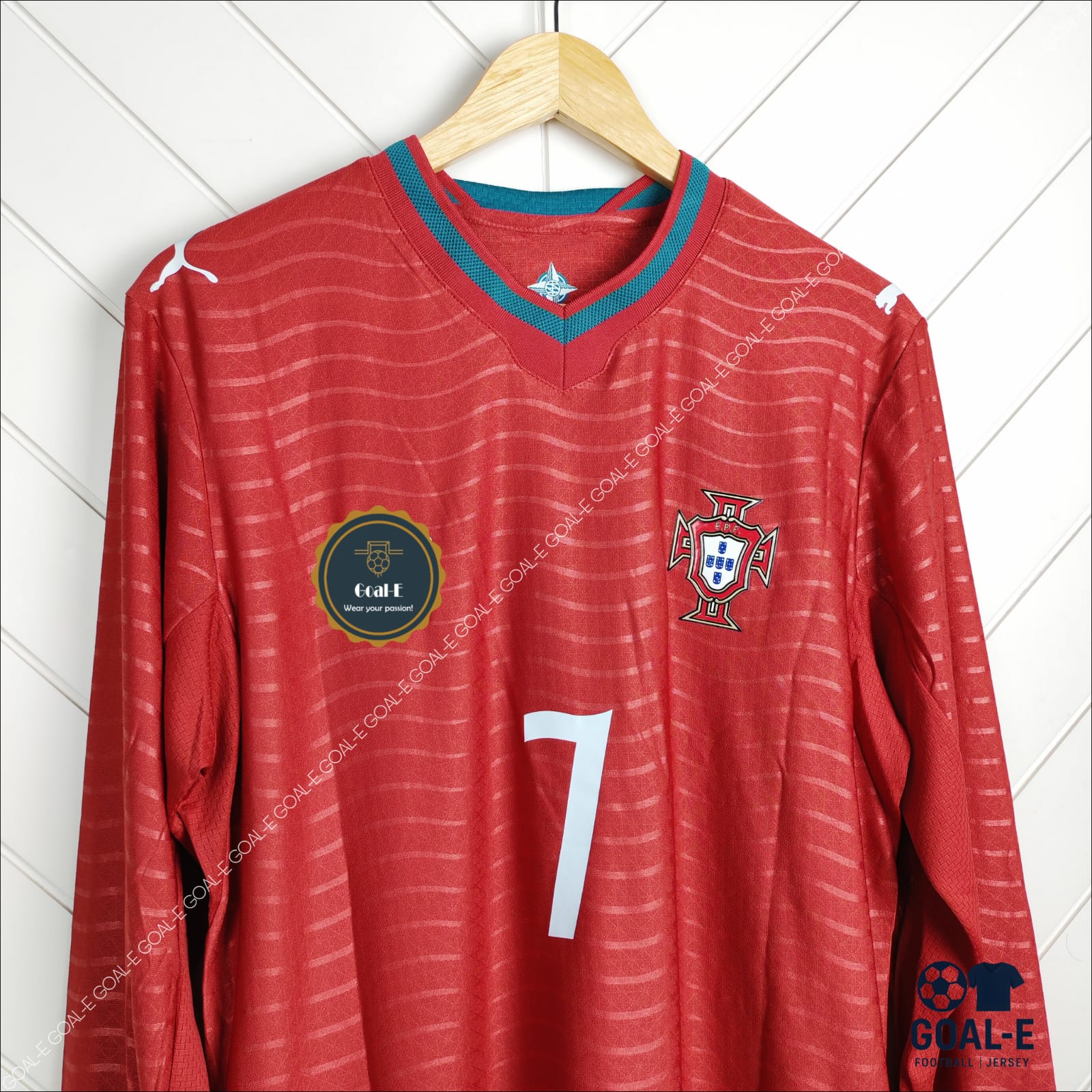 Portugal WC 2026 Home Kit With Ronaldo Nameset - Image 4