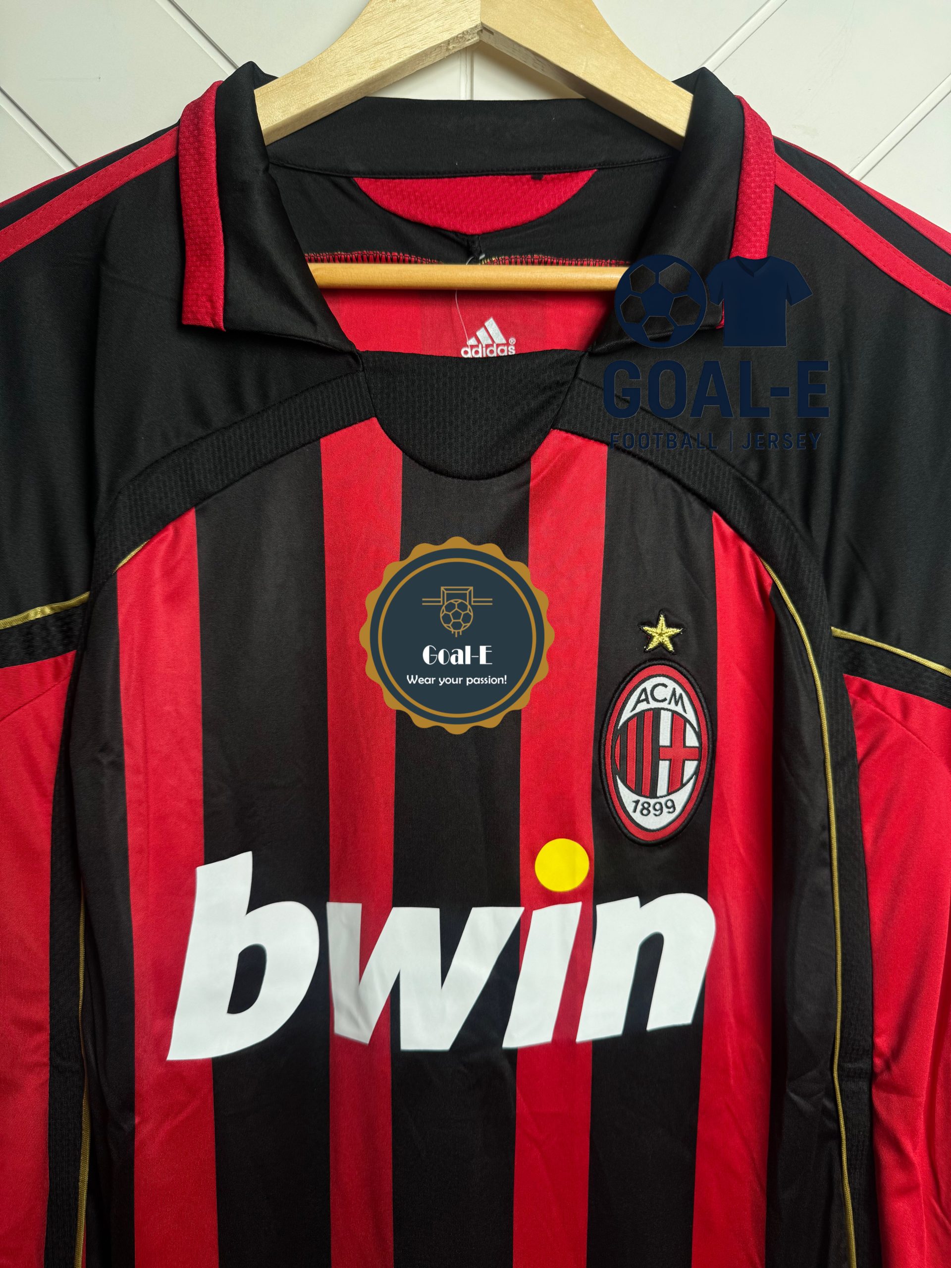 AC Milan 2006/07 Home Kit (Full Sleeves) - Image 2